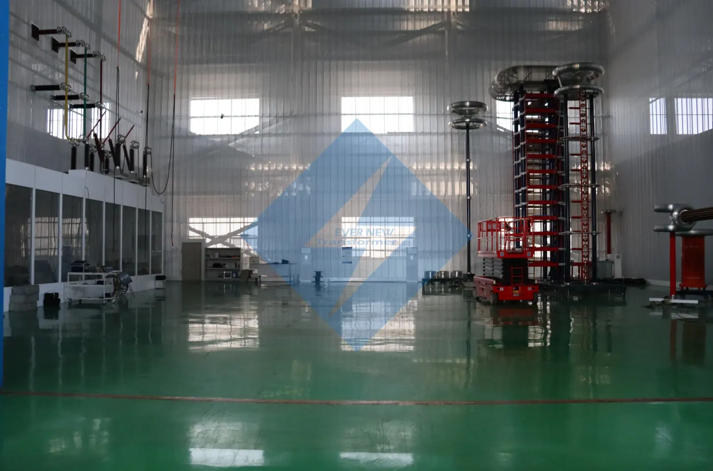 Заводские испытания трансформаторов Evernew Transformer